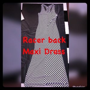 Racer Back Maxi Dress